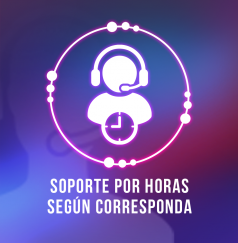 Soporte por horas según corresponda